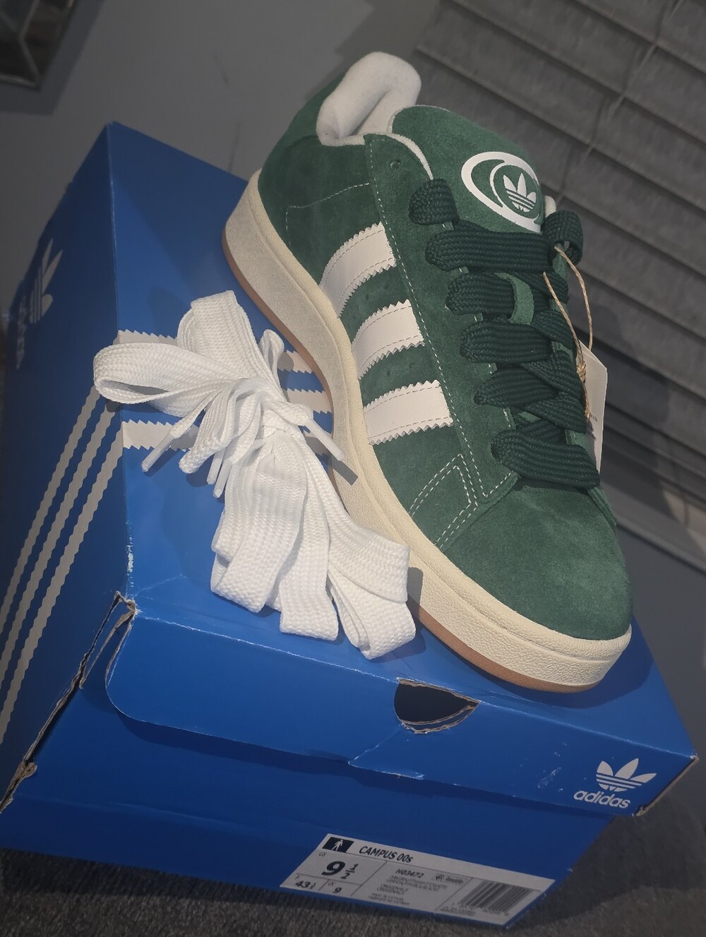 Adidas Originals Campus 00s "Dark Green" H03472 Sneakers / Men's Size 9.5 NIB